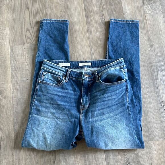 Vigoss Ace Skinny Jeans Size 30 Blue Denim Distressed (30x28) Medium Wash - Picture 2 of 10